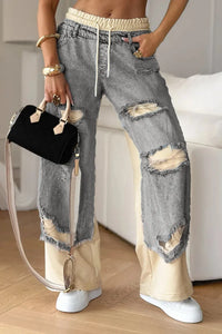 Washed Gray Denim